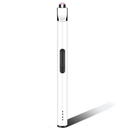 2024 Mini Power Display Electric Pulse Flameless Arc Lighter USB Rechargeable Candle Kitchen Gas Stove Ignition Gun Gift Box